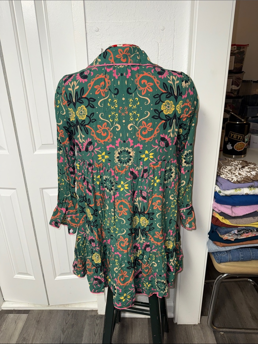 Anthropologie - Pajama tunic shirt top blouse - Picture 5 of 5